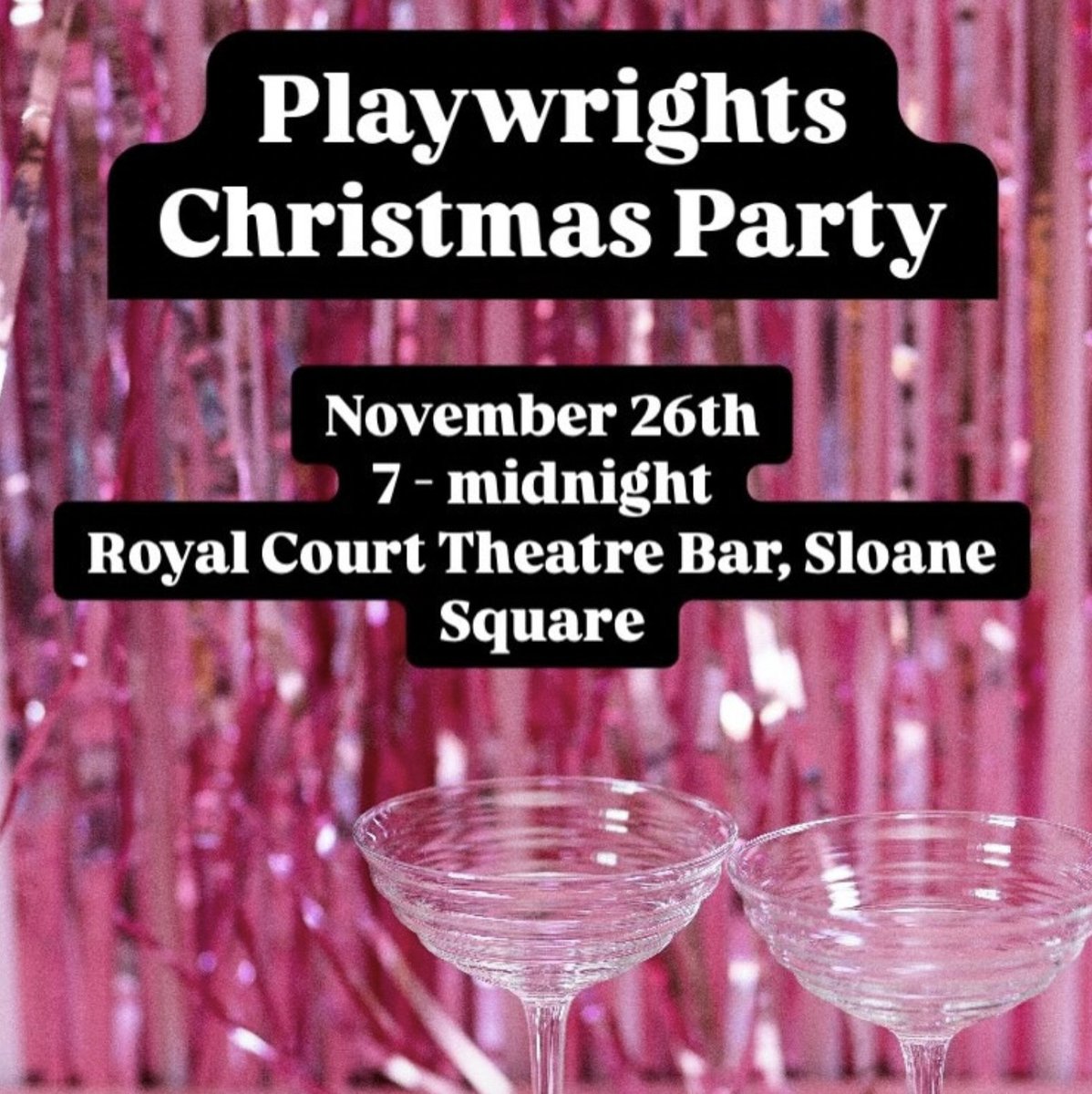 this Tuesday!
#Playwrights
#Screenwriters
come to the event of the YEAR. Pls share. All levels of experience welcome.
#SupportPlaywrights