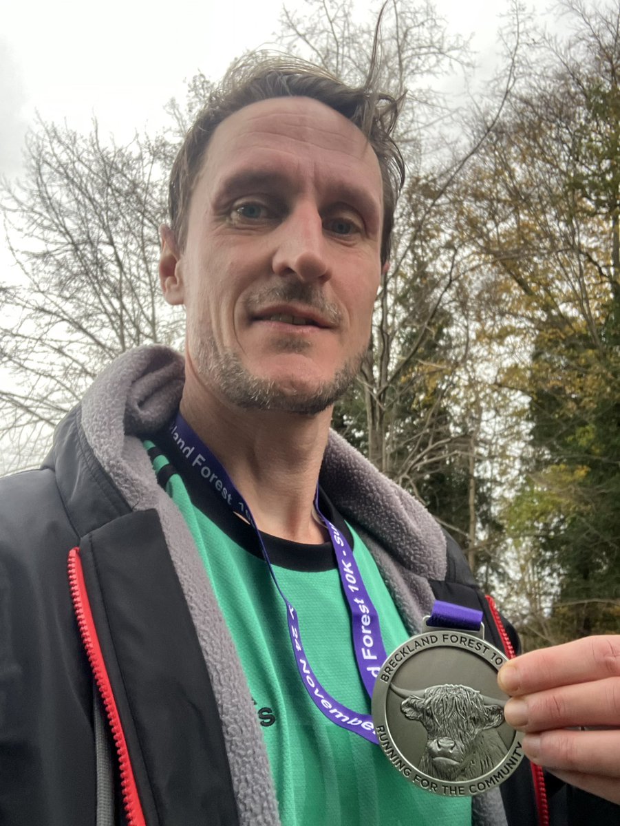 newm1209's tweet image. Tough 10km trail run this morning, legs felt heavy and never got going 🥵🏃💨💨 Probably the 3 course indian last night didn’t help 😂
Great event organised by @RunBreckland thanks again to Sue, Graham and all the marshalls. They do a superb job 👏👏👏
#trailrunning #keepfit