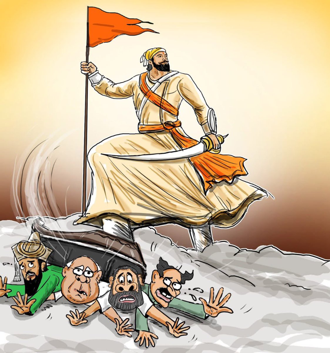 AnkitVi16260418's tweet photo. मराठों ने फिर मुगलों को हराया है 🔥🚩 https://t.co/UZy6yZHh8u