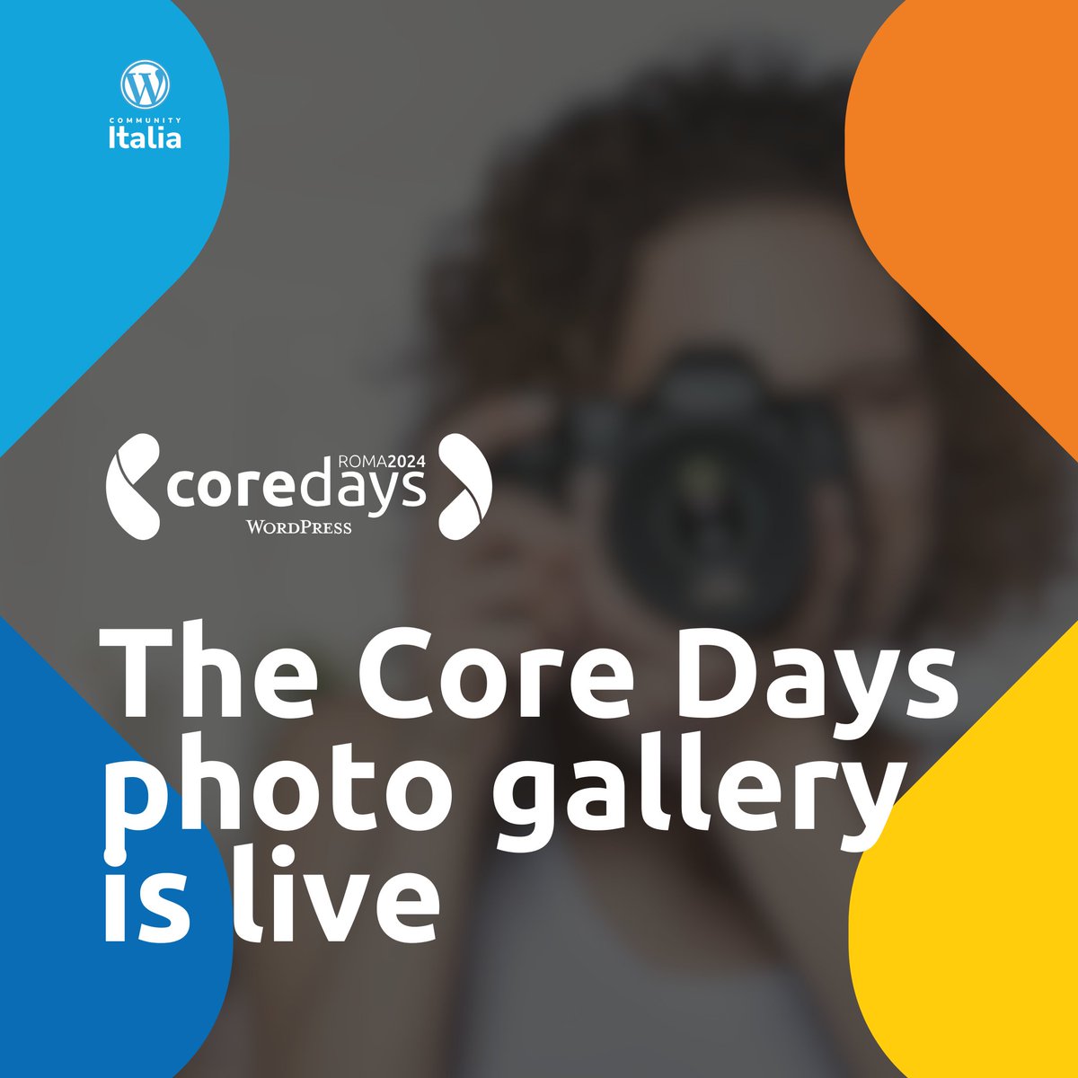 wp_ita's tweet image. 🇺🇸🇬🇧 The Core Days 2024 photo gallery is out! 📸 Relive the highlights and share the energy of our WordPress community. Download and spread the photos! Follow us on Flickr for more! 
flic.kr/s/aHBqjBSpoK
#CoreDays2024