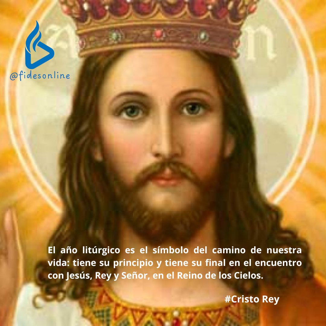 👑👑👑 "Cristo reina con amor y justicia sobre toda la creación."

Hoy celebramos la Solemnidad de Cristo Rey del Universo, reconociendo a Jesús como nuestro Rey y Pastor, quien guía nuestras vidas hacia la plenitud del Reino de Dios.

"¡Viva Cristo Rey!"

#FidesOnline