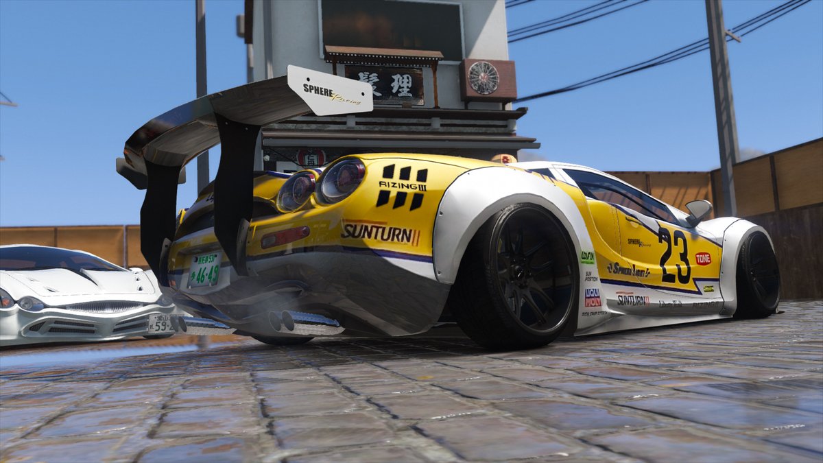 Just_Rik0's tweet photo. #GTAV #GTAVMOD #GTAOnline #GTAPhotographers #GTAVPC #GTAMODS #Mitsouka #Orochi #Japan #Bizarre #v6 #YamataNoOrochi #LBW #LibertyWalk #LBWORKS https://t.co/xJJpW9iBAl