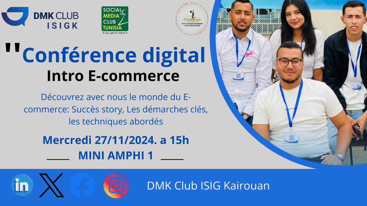 DMK Club ISIG Kairouan tweet media