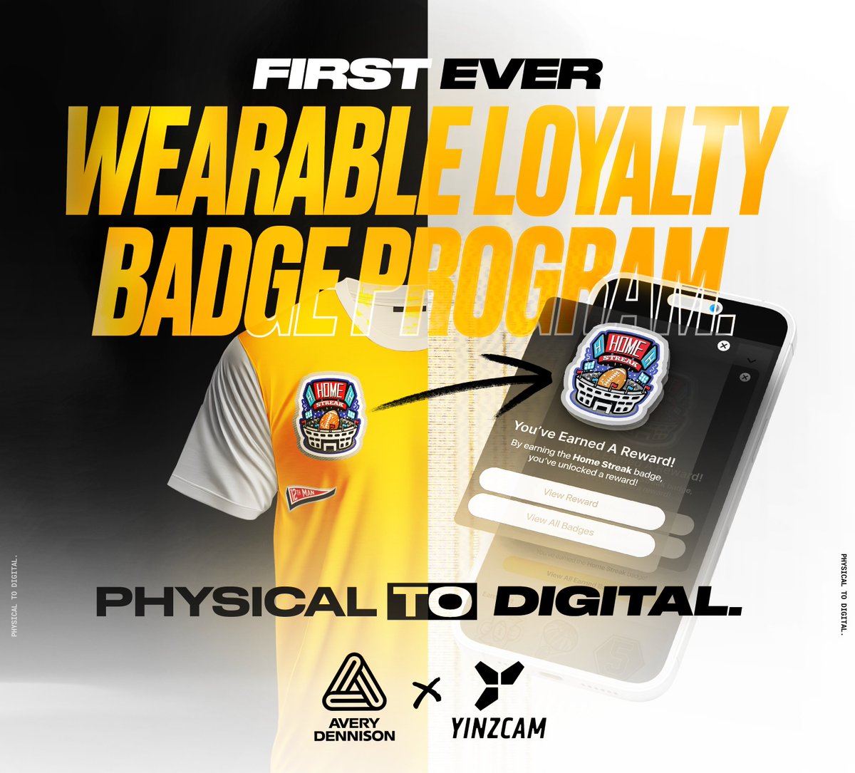 YinzCam® Inc. (@yinzcam) on Twitter photo 𝗙𝗥𝗢𝗠 𝗬𝗢𝗨𝗥 𝗦𝗟𝗘𝗘𝗩𝗘 𝗧𝗢 𝗬𝗢𝗨𝗥 𝗦𝗖𝗥𝗘𝗘𝗡.
Last week, we were thrilled to announce a transformative, first-of-its-kind partnership with <a href="/AveryDennison/">Avery Dennison</a>.
Avery Dennison, an organization that is a global leader in materials science and digital identification 𝗙𝗥𝗢𝗠 𝗬𝗢𝗨𝗥 𝗦𝗟𝗘𝗘𝗩𝗘 𝗧𝗢 𝗬𝗢𝗨𝗥 𝗦𝗖𝗥𝗘𝗘𝗡.
Last week, we were thrilled to announce a transformative, first-of-its-kind partnership with <a href="/AveryDennison/">Avery Dennison</a>.
Avery Dennison, an organization that is a global leader in materials science and digital identification