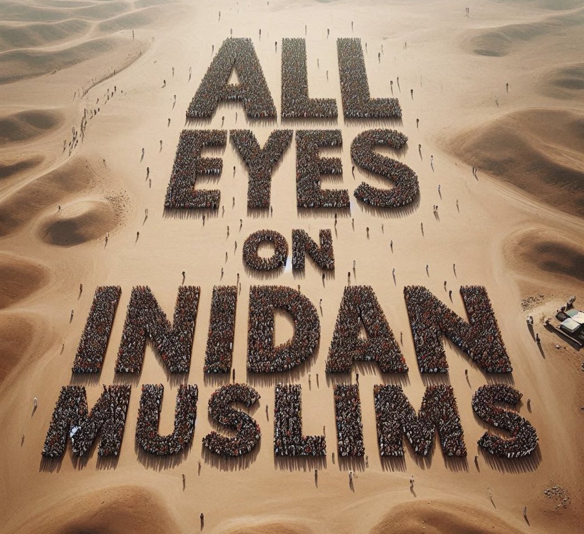 Muslims are not safe in India. 💔
#AllEyesOnIndianMuslims