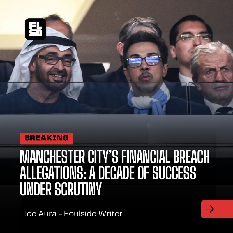 TheFoulside's tweet photo. ⚖️ Manchester City’s Day in Court ⚖️

The Premier League hearing into 115 financial breach charges is underway.

Could this landmark case redefine football’s financial rules and City’s dominance?