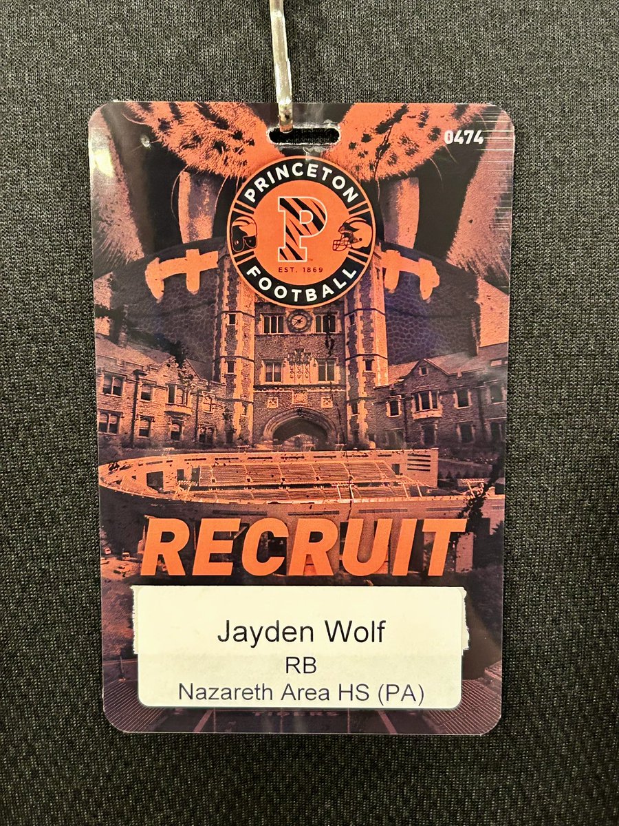 Big thank you to <a href="/CoachBobSurace/">Bob Surace '90</a> <a href="/Coach_Flinn/">Brian Flinn🤫</a> <a href="/CoachJMNichols/">Jason Nichols</a> for having me yesterday to catch a <a href="/PrincetonFTBL/">Princeton Football</a> game! I really enjoyed my time on campus, and hope to be back soon.