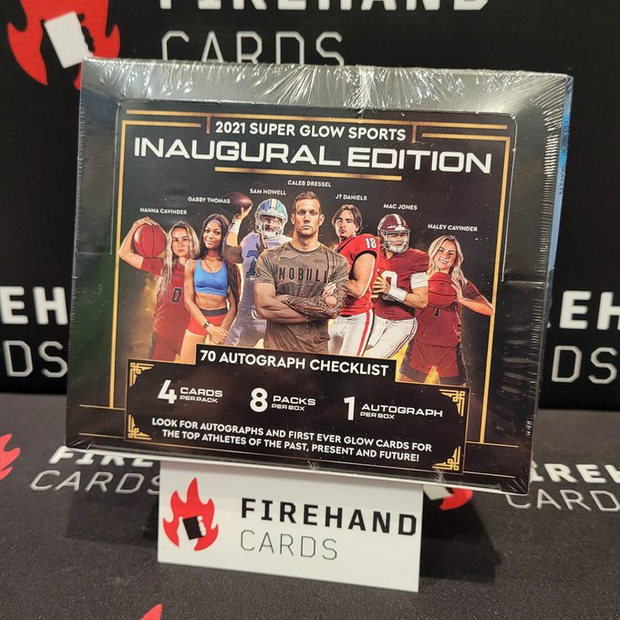 FireHandCards's tweet photo. 🔥Who wants a free box? 
💥2021 Super Glow Multi-Sport Hobby 
🏈Possible CJ Stroud Autos &amp; More! 👀
✅Follow, Like ♥, Repost 🔁
🚨We will Give Away 1 Box for Every 100 Like/Repost https://t.co/RXdX0CV2QJ