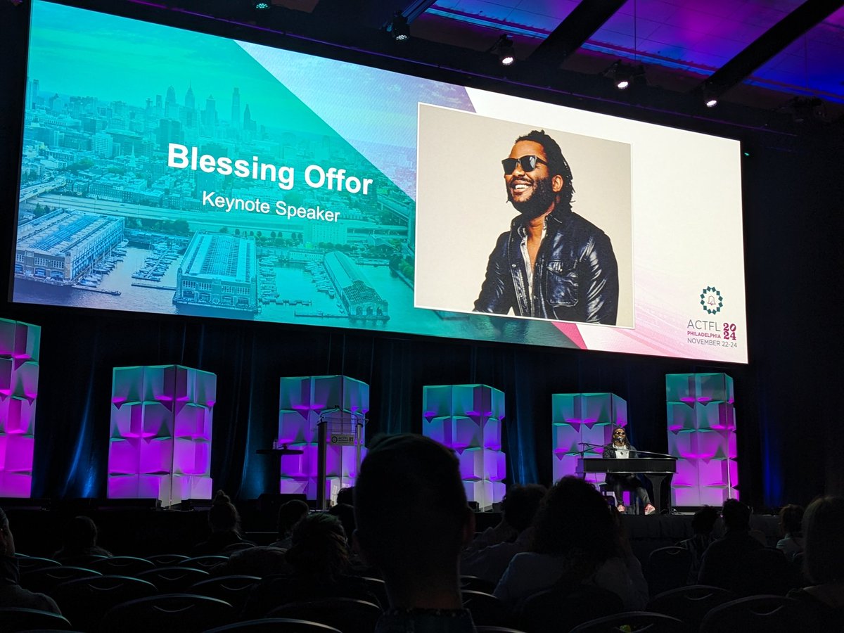 Had the privilege to attend the ACTFL conference in Philadelphia this weekend. My brain is overflowing with info, it's great!