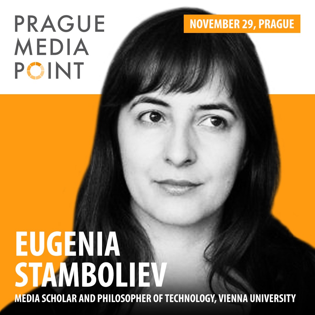 MediaPrague's tweet photo. Another interesting perspective will be shared at the upcoming PMP 2024 (29 Nov, Prague) by Eugenia Stamboliev (Vienna Uni). Together with Vincent Berthier from RSF, they will discuss upholding journalism ethics in the age of AI. More here: https://t.co/AtBJjd0EWE https://t.co/lNxgqZxQhT