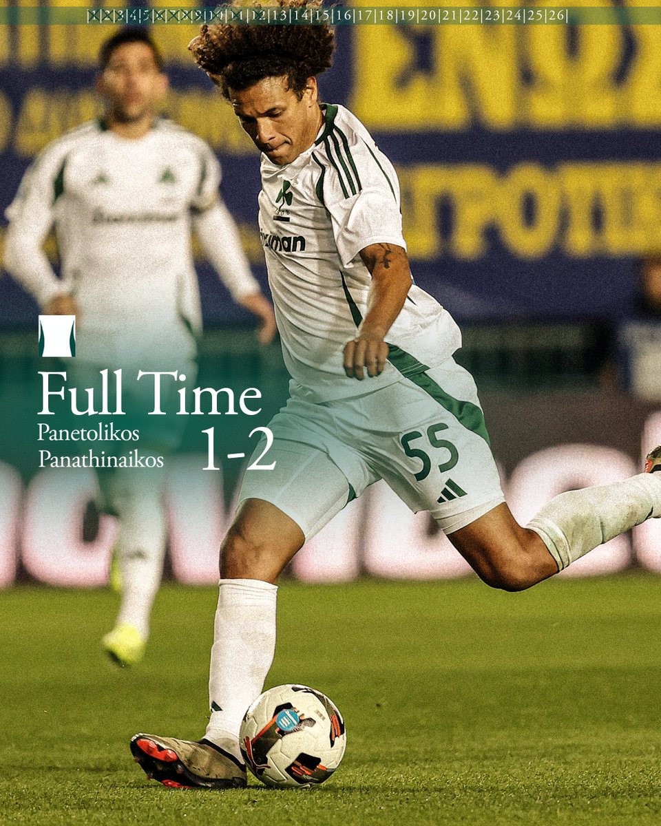 paofc_'s tweet photo. Λήξη αγώνα στο Αγρίνιο με τεράστια νίκη για την ομάδα μας! #Panathinaikos #PAOFC #PANPAO #StoiximanSuperLeague #slgr #GB32 https://t.co/OaB2keH59A
