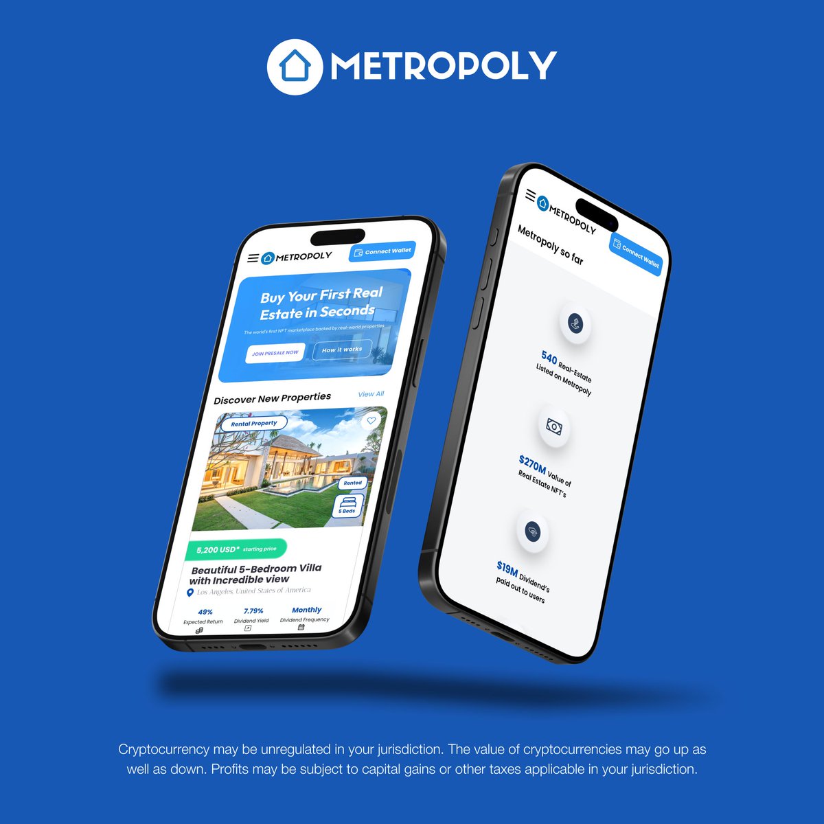 Access the future of real estate investment!

With Metropoly, explore, bid, and invest in properties worldwide.

Explore now: metropoly.io 

#metro #metropoly #cryptocurrency #bitcoin #blockchain #btc #crypto #ethereum #realestate #house