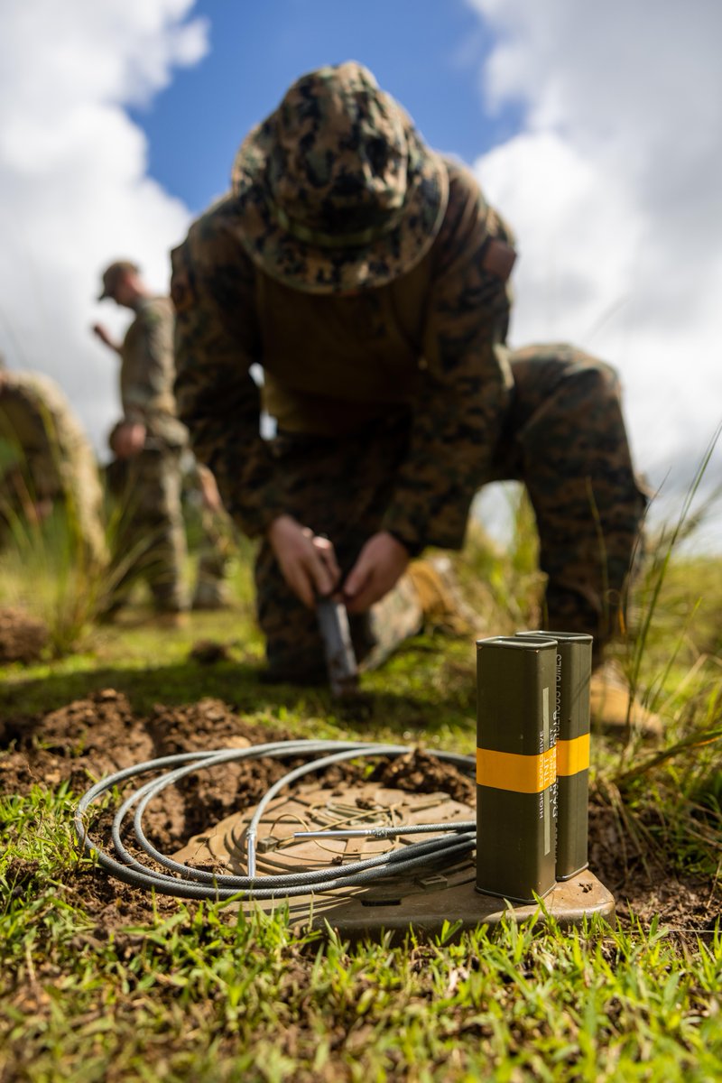 #Marines with <a href="/15thMEUOfficial/">15th MEU</a> conduct a joint service EOD range on Naval Base Guam Ordnance Annex, Guam.

The range increased the participant's tactical proficiency and strengthened the inter-service connection between Marine and Sailor EOD teams.