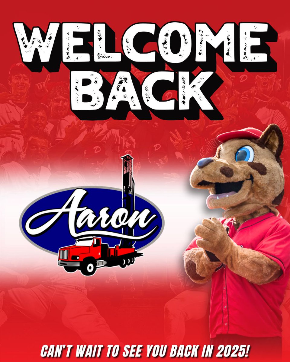 Okotoks_Dawgs's tweet photo. We are very excited to welcome back Aaron Drilling to the Dawgs family of sponsors!
#dawgs #baseball #okotoks #partners #sponsors #community #advertise #stadium #wcbl #livebreathedawgs #3peatcomplete #wewantmoreweant4 #jointhefun https://t.co/Bx44azCatV