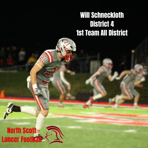 First Team All District LB is ⁦<a href="/wschneckloth21/">will schneckloth</a>⁩ … great Job and well Earned!!!