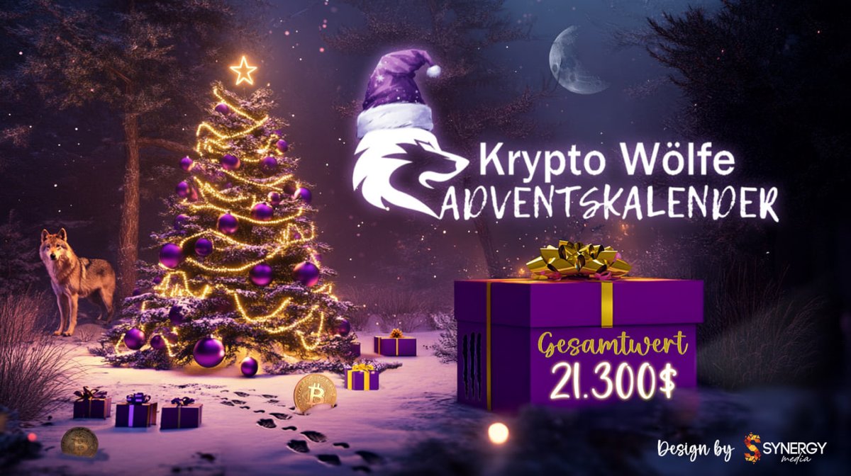 Krypto Wölfe Adventskalender 2024! GEWINNE im Wert von 21.300$ – 31 Türchen NUR für EUCH!

Der Krypto Wölfe Adventskalender 2024 ist da – mit unglaublichen Preisen im Gesamtwert von 21.300$! 🎄 Von Sachpreisen über Geldpreise bis hin zu echten Gewinnen aus der realen Welt – hier