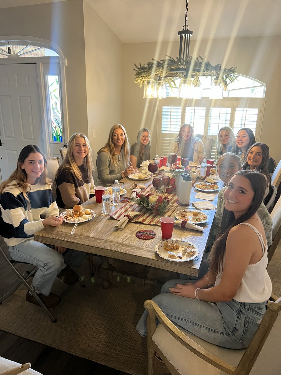 We had the best time celebrating Thanksgiving and each other yesterday. Thank you Coach Roser for hosting! 

#anchordown #team4