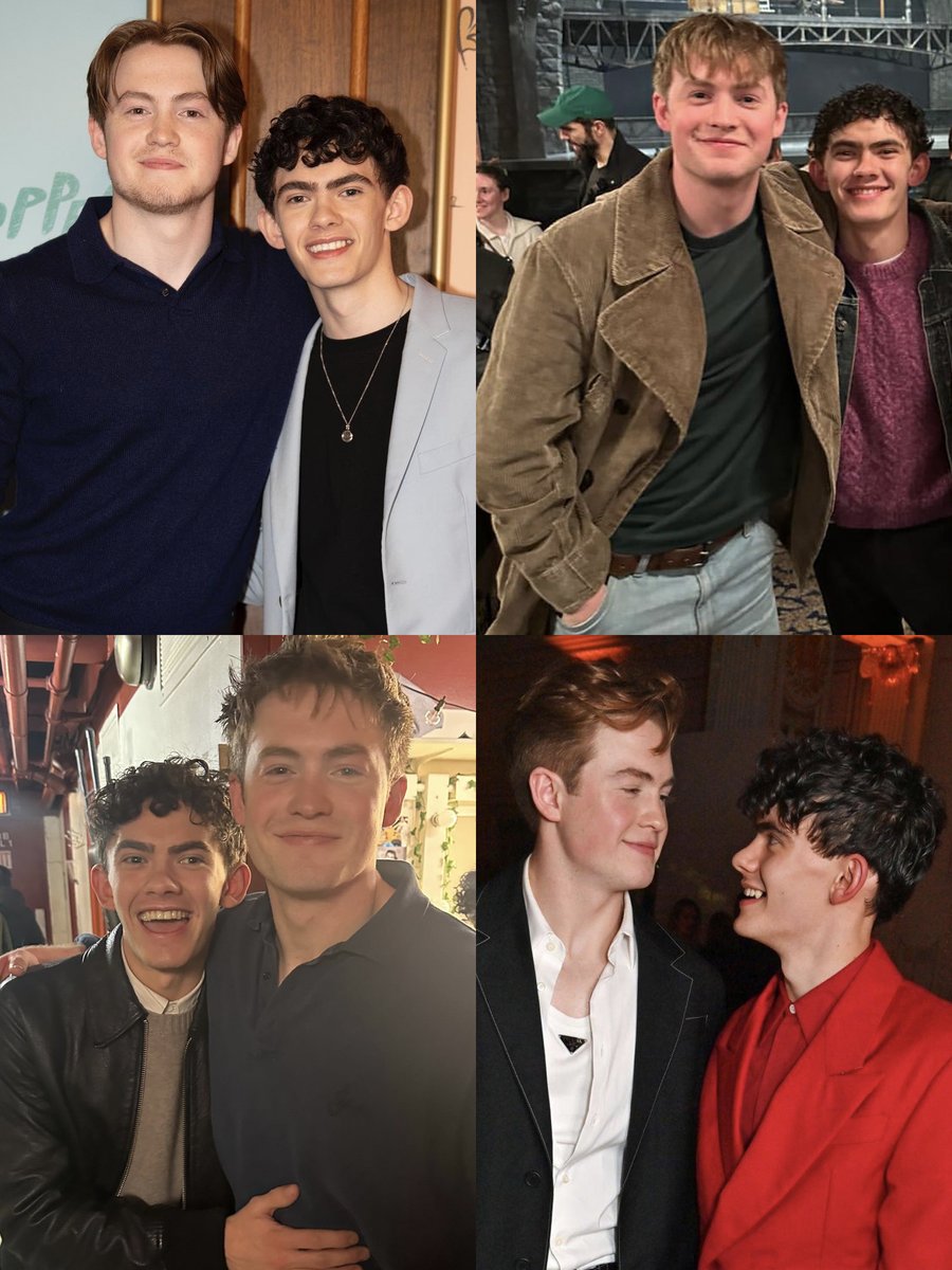 from the premiere of heartstopper, to being named joint gq men of the year, to supporting each other's broadway debuts