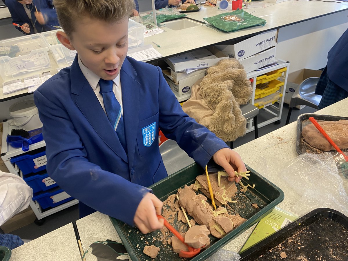 HighfieldLA's tweet photo. A massive thank you to our friends @BourneLeisure for taking our year 7s on a dinosaur adventure! We loved digging, locating, examining and creating our very own dinosaur skeleton! #BeFocused #LeadingMyLearning #BeYourBest #HavenAndHLA #Careers https://t.co/DknyUqMbPS