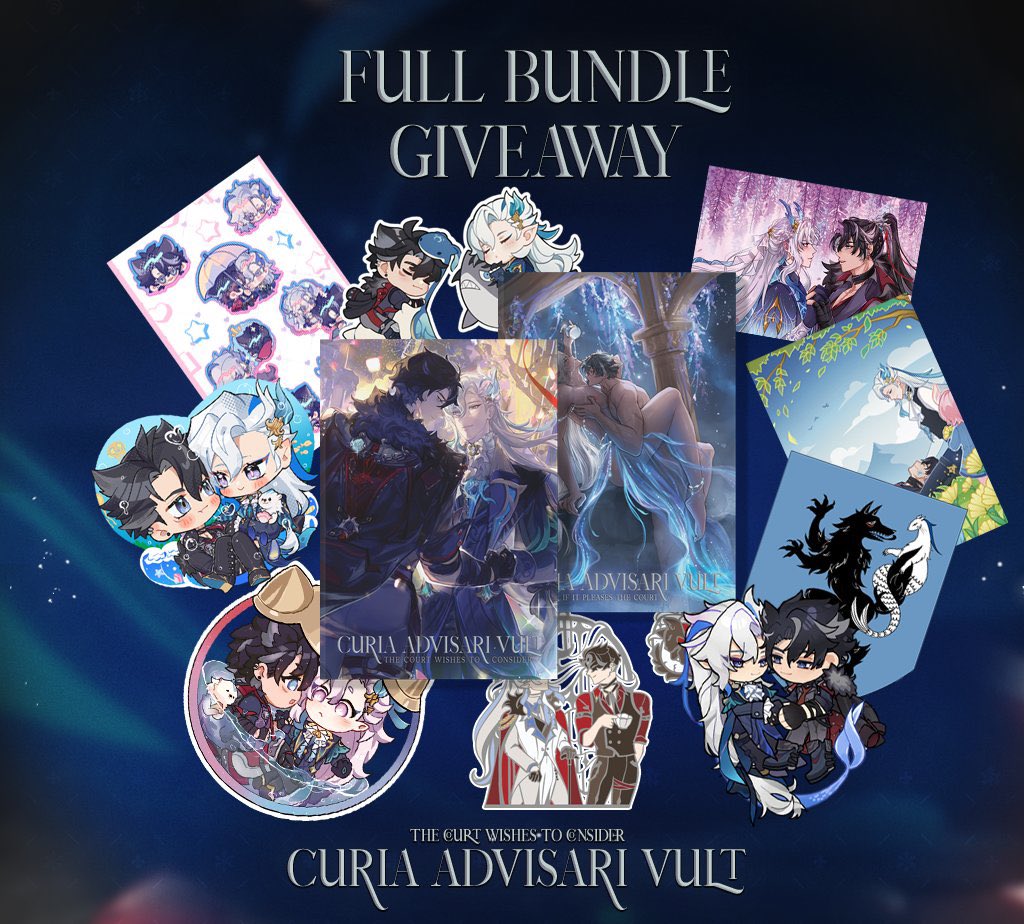 ⛓ <a href="/wrioneuvi_week/">⛓ #WrioletteWeek2025 🌧 Catch Up Period</a> GIVEAWAY 🌧
 
From 11/24 thru 11/30 follow &amp; RT for a chance to win a full Curia Advisari Vult Bundle!! One winner randomly chosen on 12/1. No giveaway accounts, must have DMs open.

CAV leftovers open 12/7 @ 12pm EST! 

#wriolette #wriothesley #neuvillette