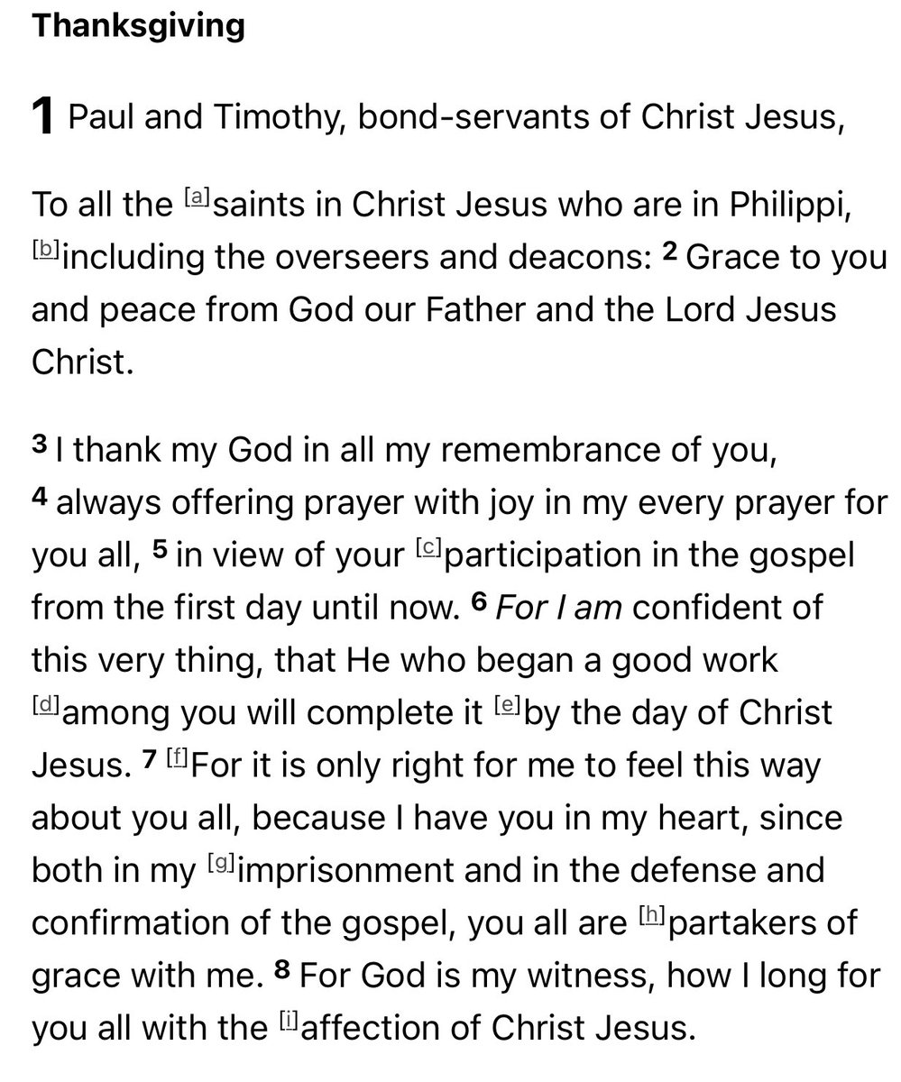 ScooterMagruder's tweet image. #NotesFromChurch 

Forever Grateful: Be thankful despite personal struggle - Phillipians 1:1-8

• Paul helped start the church at Philippi 
• The church at Philippi had a serious problem: unity
• If our joy rests in favorable circumstances we will be miserable in our life
•…