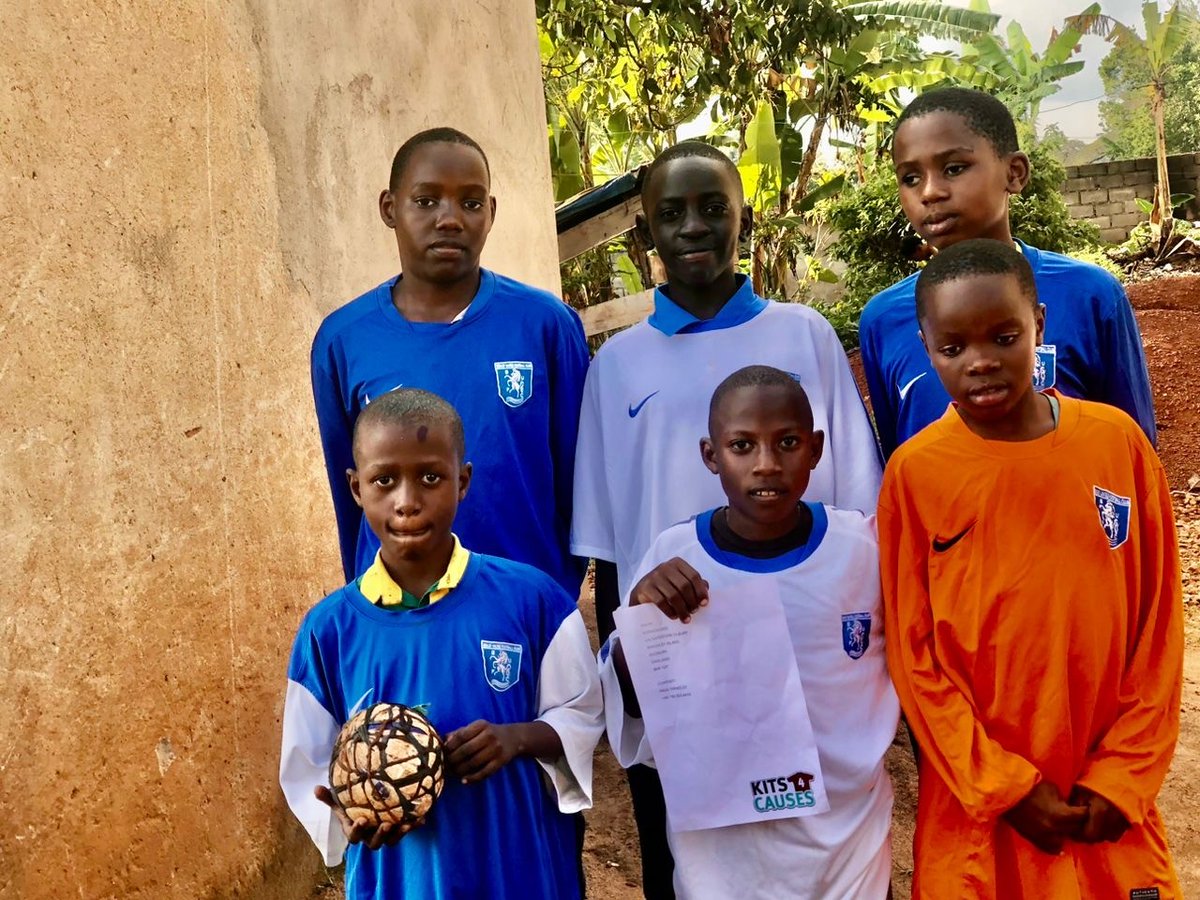 Recently sent a donation to Uganda, on a cold,  wet November Sunday night a great picture to cheer us all up. 
Spot the K4C packing note :-)