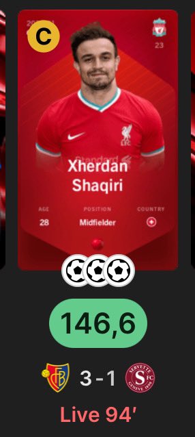 Des semaines que ça dure 😍 best investissement #Sorare