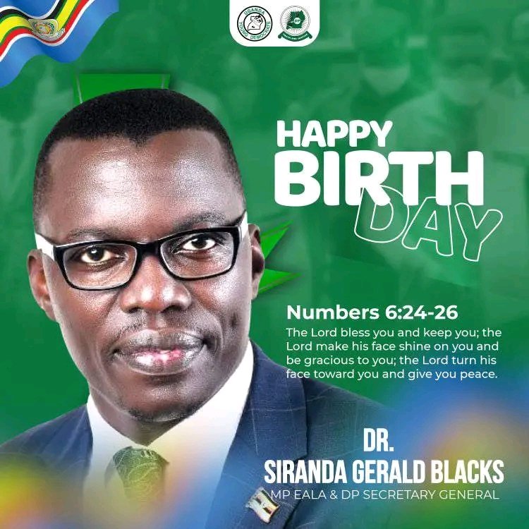 UYD - Official (@uydofficial) on Twitter photo Birthday regards Hon. <a href="/sirandagerald1/">SirandaGeraldBlacks</a> the Secretary General of the mighty <a href="/DPSecretariat1/">Democratic Party</a> Birthday regards Hon. <a href="/sirandagerald1/">SirandaGeraldBlacks</a> the Secretary General of the mighty <a href="/DPSecretariat1/">Democratic Party</a>