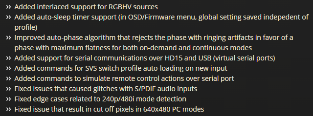 retrotink2's tweet photo. Hope everyone is having a great Sunday! New RT4K Release Firmware (1.69):

https://t.co/0enbOBK78i

Highlights include groundwork for supporting the amazing new @Arthrimus SVS and serial commands.

Thanks to all community members for generously contributing new profiles! https://t.co/u7JrUgriMd