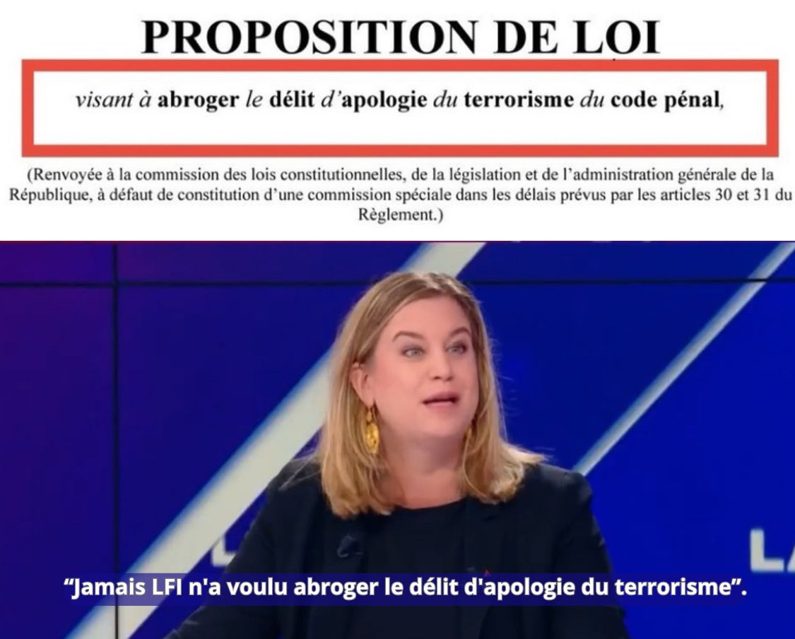 ChaRocher's tweet photo. Il y a quand même une sérieuse volonté des insoumis de nous prendre pour des cons, n’est-ce pas Mathilde Panot. #LFIlahonte https://t.co/NmewusuoIb