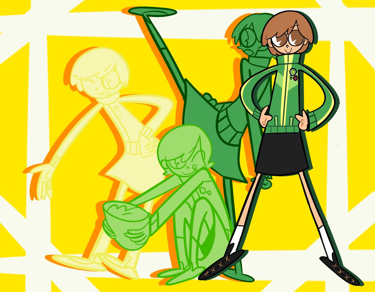 hver_afro12's tweet image. Chiers Satonakers #persona4 #personafanart #persona