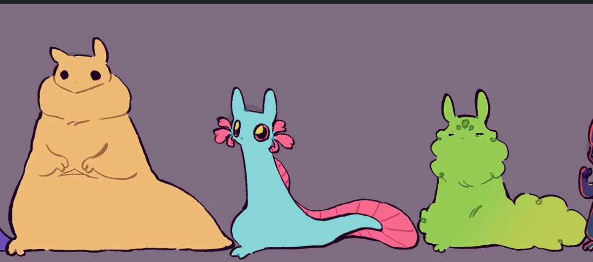 SLUGTIPEDE's tweet photo. #rainworld hc designs :] theyre fun fun to draw!! https://t.co/heDzBaut72