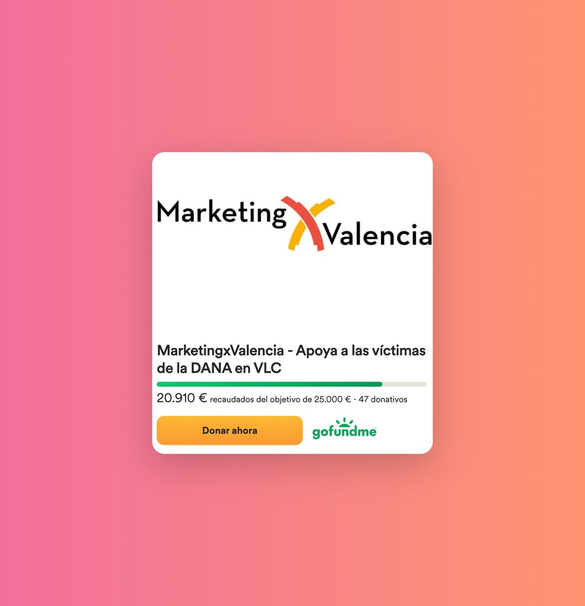 Jaime Mesa 🌊 (@jaime_mesa) on Twitter photo Estoy MUY contento porque se ha recaudado 20.810€.
Dinero que va a ayudar a muchas personas que lo necesitan.
Gracias a todos los que habéis visto el evento, patrocinado, donado o ayudado de alguna manera.
Mil gracias a mis compañeros <a href="/jordiobdotcom/">Jordi Ordóñez</a> <a href="/carlotagalvan/">Carlota</a> Estoy MUY contento porque se ha recaudado 20.810€.
Dinero que va a ayudar a muchas personas que lo necesitan.
Gracias a todos los que habéis visto el evento, patrocinado, donado o ayudado de alguna manera.
Mil gracias a mis compañeros <a href="/jordiobdotcom/">Jordi Ordóñez</a> <a href="/carlotagalvan/">Carlota</a>