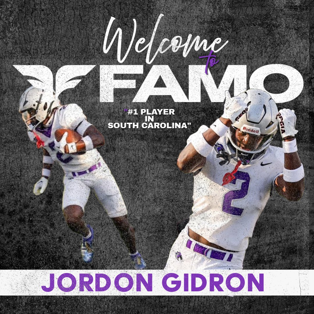 Welcome to the Family JORDON GIDRON <a href="/JordonGidron/">Jordon Gidron</a> <a href="/dnell40/">Donnell Bruce</a> 

#FAMOSPORTS 

#sports #football #famo #athlete #nfl #jordongidron #familyfirst #nextlevel #elite #fyp