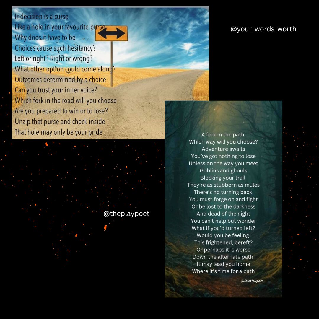 TheNZPS's tweet photo. Did you like our latest Friday Poetry Prompt over on Insta – a poem with alternate endings? Here’s how two poets responded to the prompt.

#poetry #poetrycommunity #poetryprompt https://t.co/5mplUyaEMd