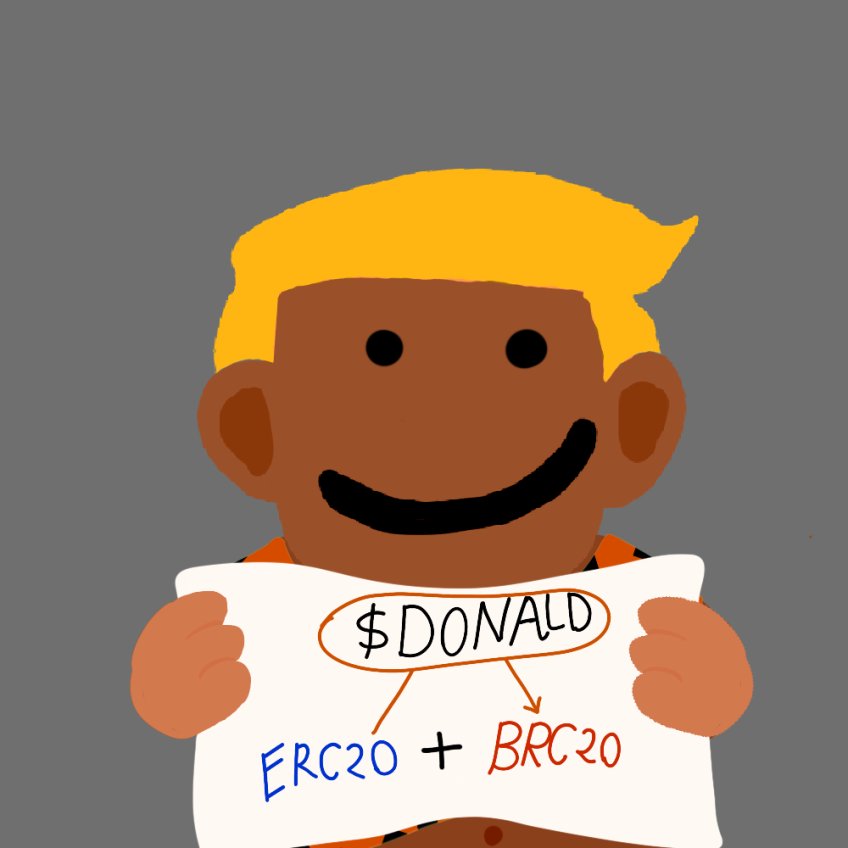 The first multi-chain token in the Trump Universe has arrived - $DONALD

ERC-20 + BRC-20 = MOON 🌕

First holders only will get the opportunity.