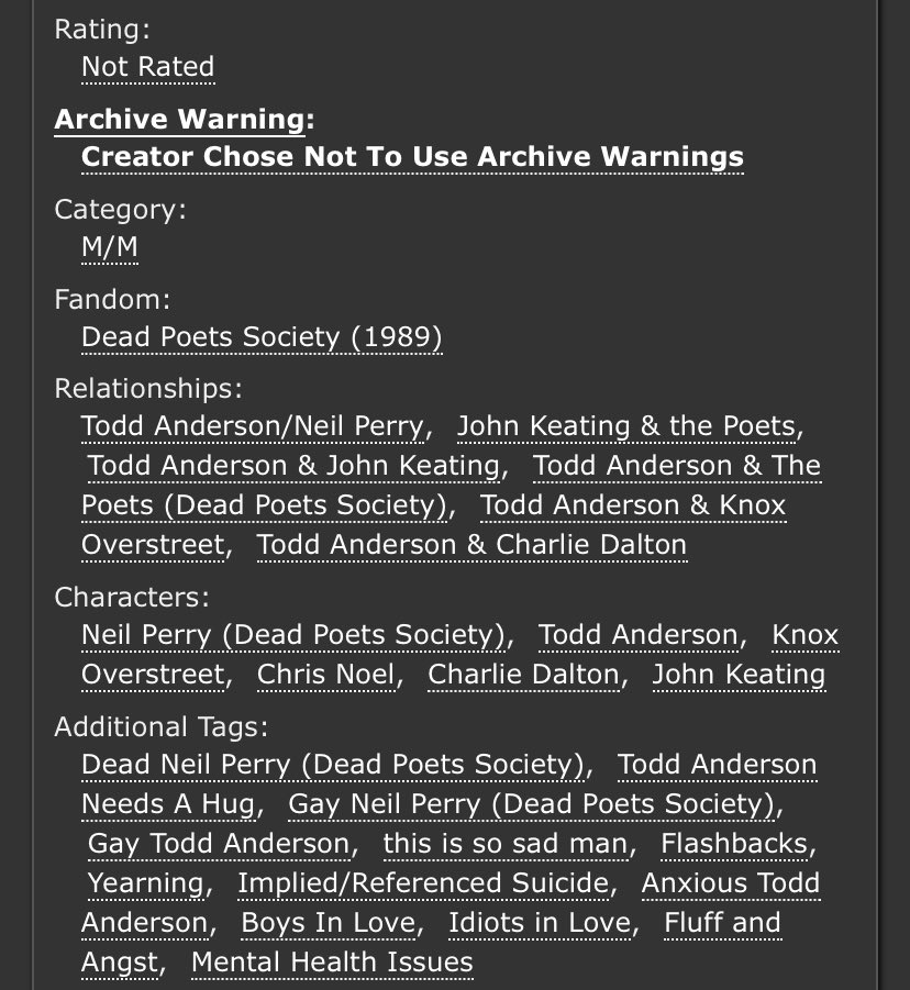 hrhfolklore's tweet photo. would you like to cry? then i recommend my most recent work on ao3, a dps anderperry fic!
https://t.co/nVkPJj21cb https://t.co/iZlDOBQIFY