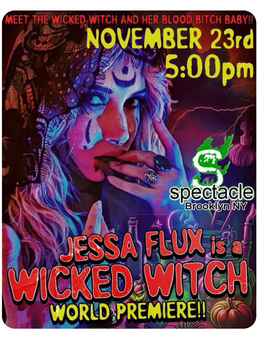 Donaldrighthere's tweet photo. A BIG THANK YOU to Brooklyn's #SPECTACLETHEATRE and @UndressJess for making the world premiere of #WICKEDWITCH a smashing success!! https://t.co/YClFVdmDxL