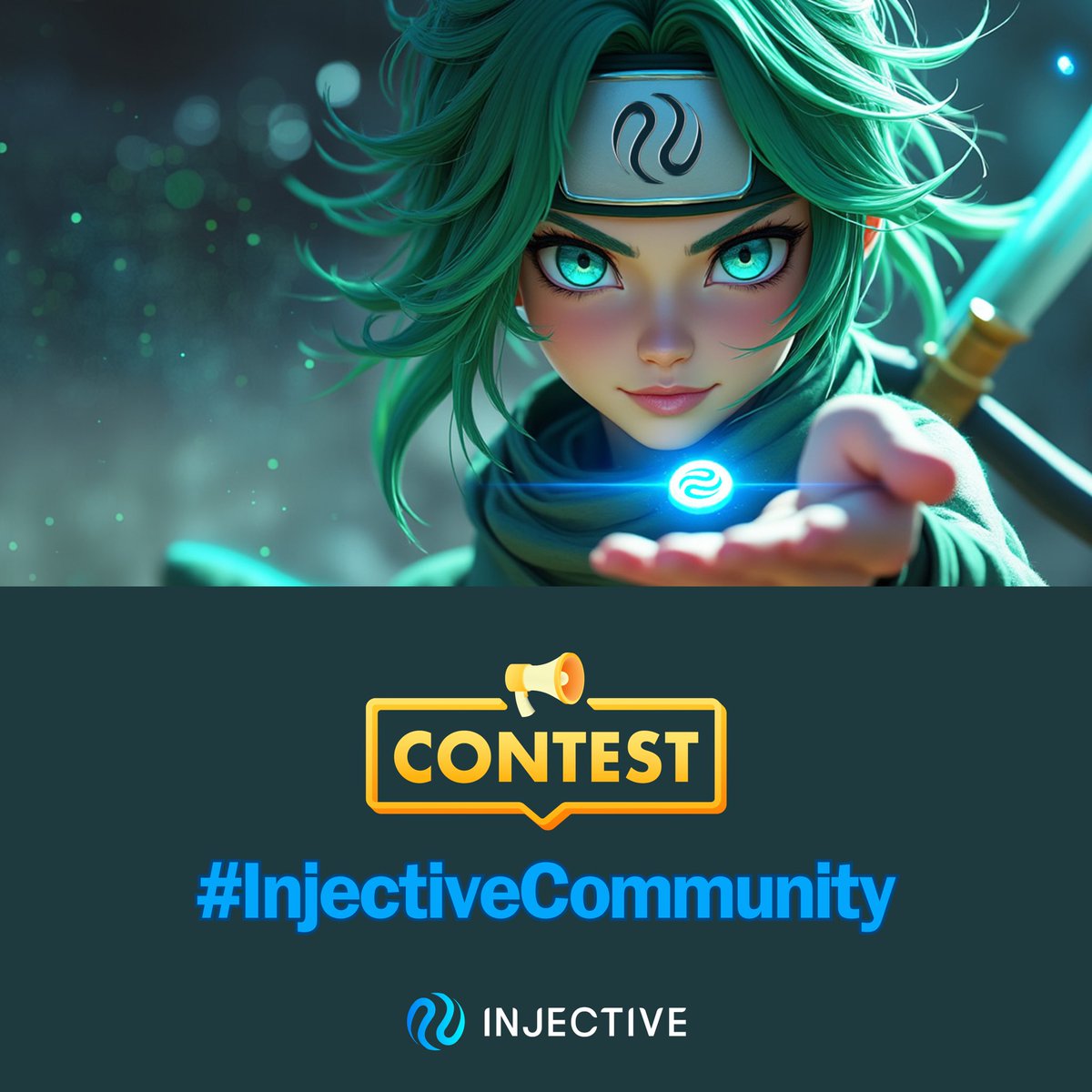 MDCryptoWorld's tweet photo. Join the #InjectiveCommunity Contest!

Our mission? To celebrate the strength, unity, and sense of belonging of the community.

🥷 From the community, for the community

Take part by creating creative content on the theme: photos, drawings, memes, videos, or any format that inspires you.

🏆 Prizes: 10 $INJ

🥇 4 $INJ
🥈 2 $INJ
🥉 2 $INJ
4️⃣ 1 $INJ
5️⃣ 1 $INJ

📌 How to participate:

1️⃣ Join the Injective Community channel on X [https://t.co/eRFSUCxzu7]
2️⃣ Like & RT this post with your entry
3️⃣ Tag me and @Injective
4️⃣ Use hashtag #InjectiveCommunity

⏳ Deadline: Nov 30th, 11:59 PM UTC