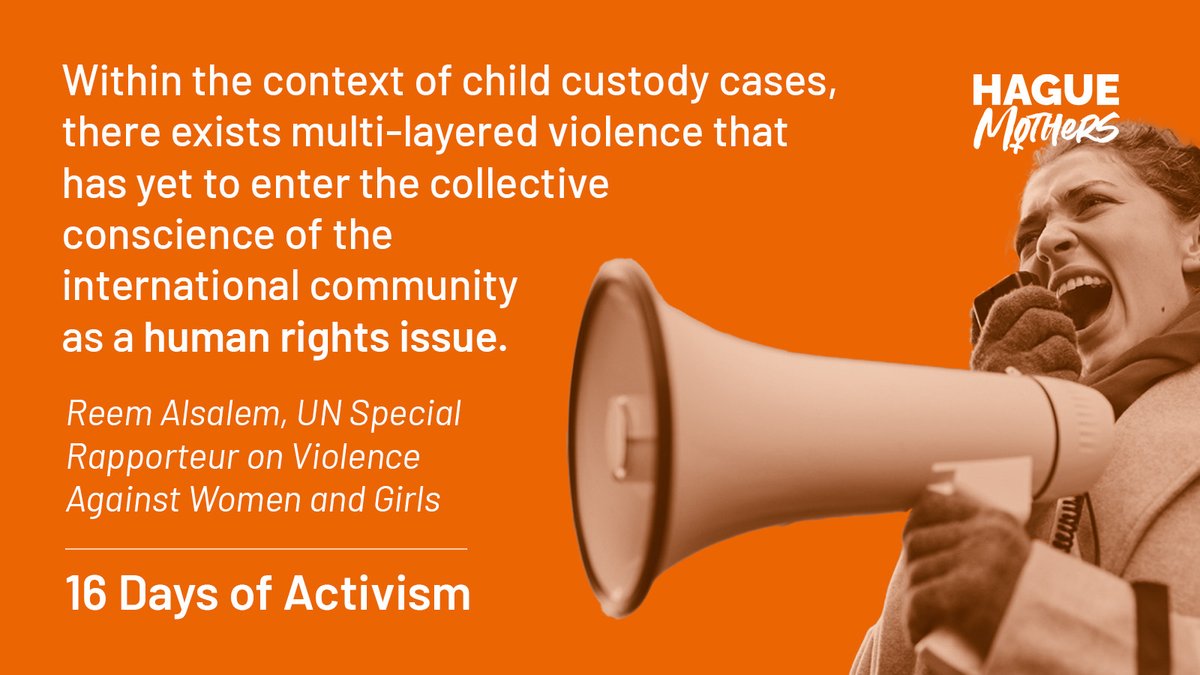 FiLiAHagueMums's tweet image. #16DaysofAction
The #HagueAbductionConvention has been weaponised as yet another form of abuse used against protective mothers &amp;amp; their children.
Please  RT &amp;amp; help us raise awareness.
hague-mothers.org.uk