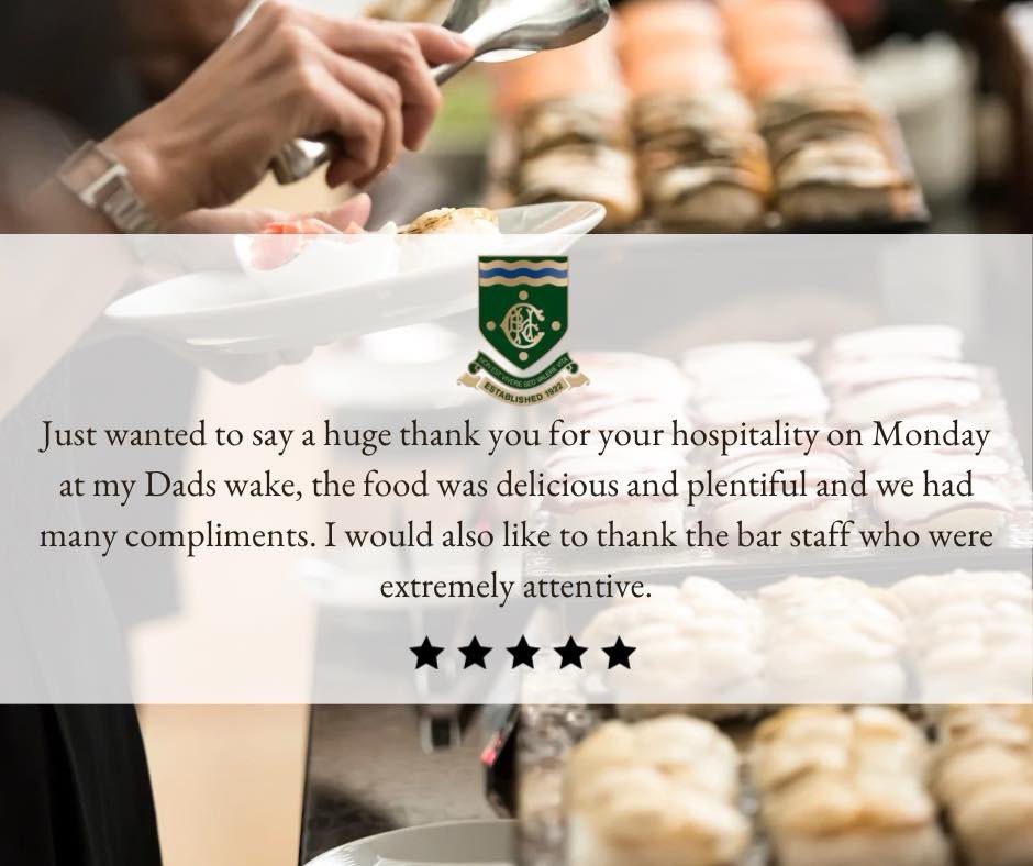 Lovely feedback from one of our recent wakes🥰
Fab work from our catering &amp; bar team👏🏼