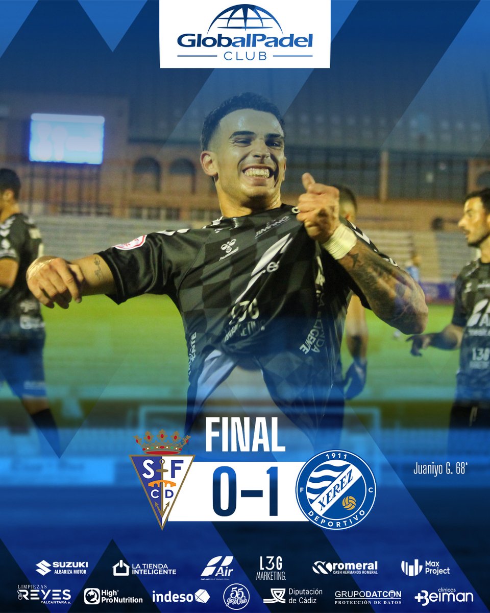 90' ⏱️⚽️ | 0⃣-1️⃣ | 🤩 ¡FINAAAL! ¡FINAAAL! ¡FINAAAL!

➕3⃣ PARA JEREZ

📻 xerezdfcradio.com

🔵⚪️ #SanFernandoXerez 🖤🖤