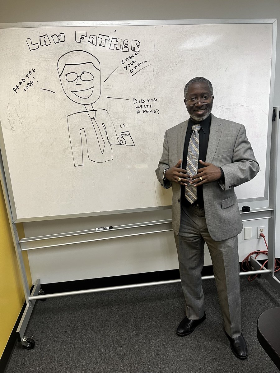 RLB2ESQ's tweet photo. They call me the #LawFather at the #firm becuz I’m #managingthelitigationdepartment some of #prelitigation too w/a lot of #teaching & #training so 1 #attorney drew this before a #seminar. #readthecode #doamemo #checkyouremails #embermug #decafcoffee! Nearly $70,000,000 #CallJacob https://t.co/m1Bpfc2aP9