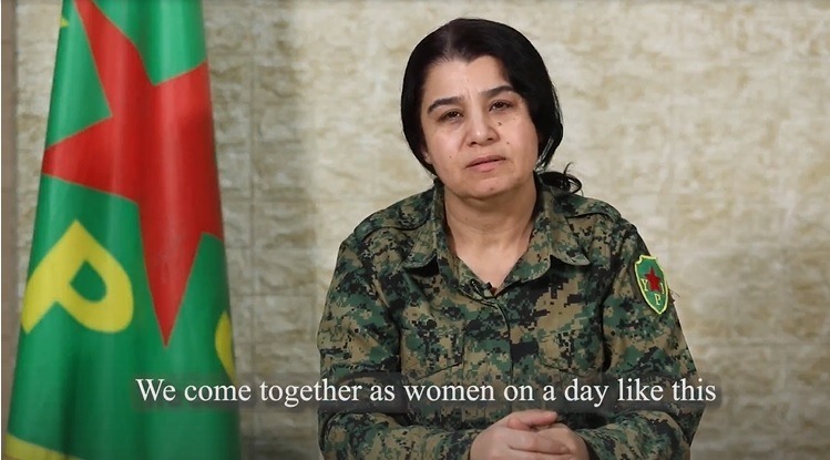 Celox4Rojava's tweet image. Statement by Commander of YPJ on 25th of November (Video) 
widerstandsvernetzung.org/statement-ypj/