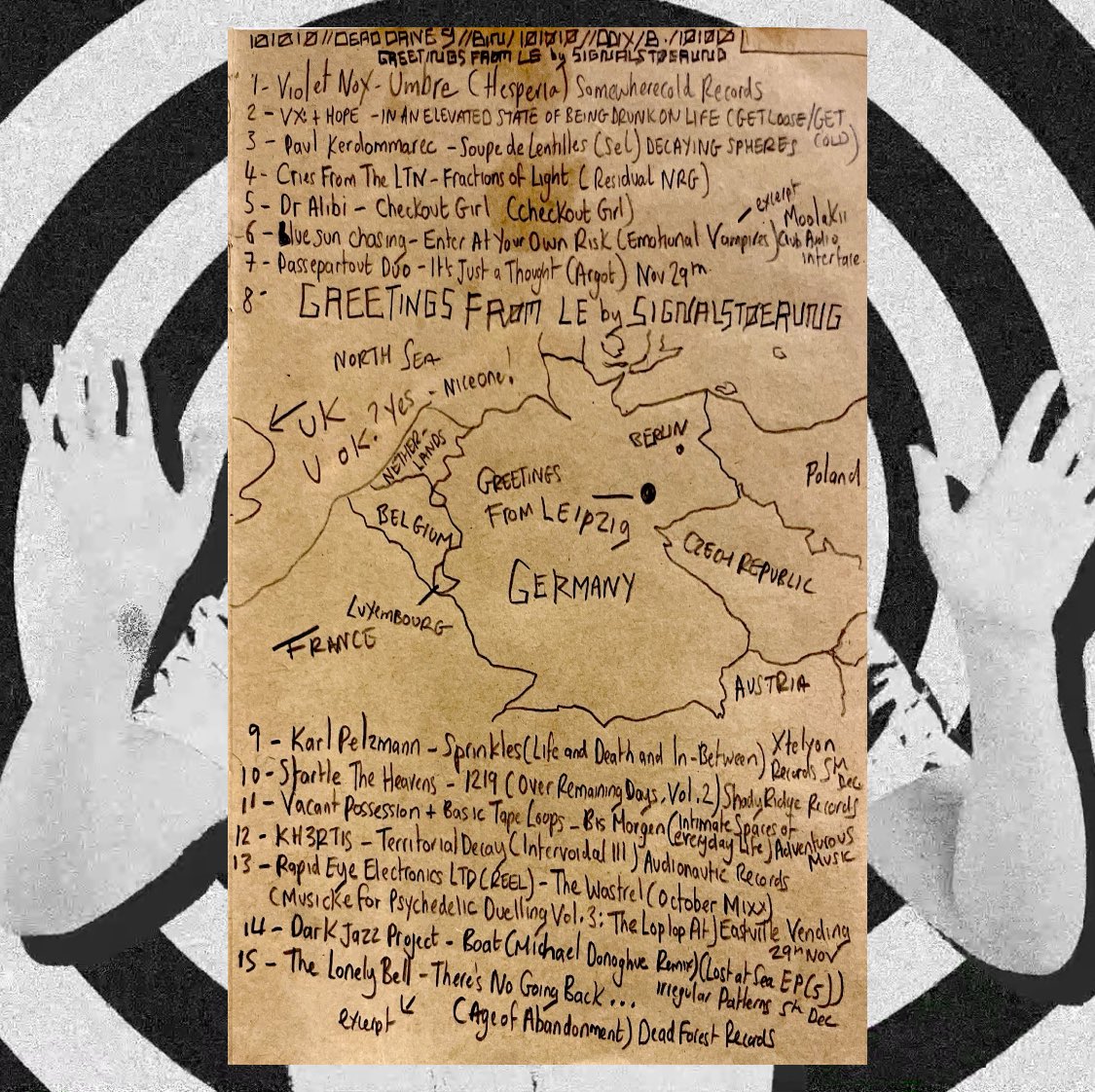 Greetings From Leipzig! This week, the Train takes a journey to Leipzig with a showcase of experimental music from the city, curated and mixed by the amazing  Signalstoerung. 
Departing UFO Central [@warminsterradio] at 2200 GMT Moonday evening. 
◼️🍄🟨🇩🇪