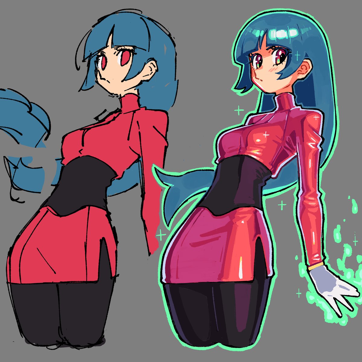 flats v rendered