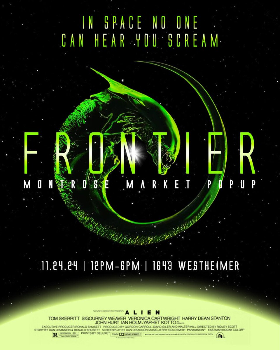 TODAY!! 12-6PM AT 1643 WESTHEIMER