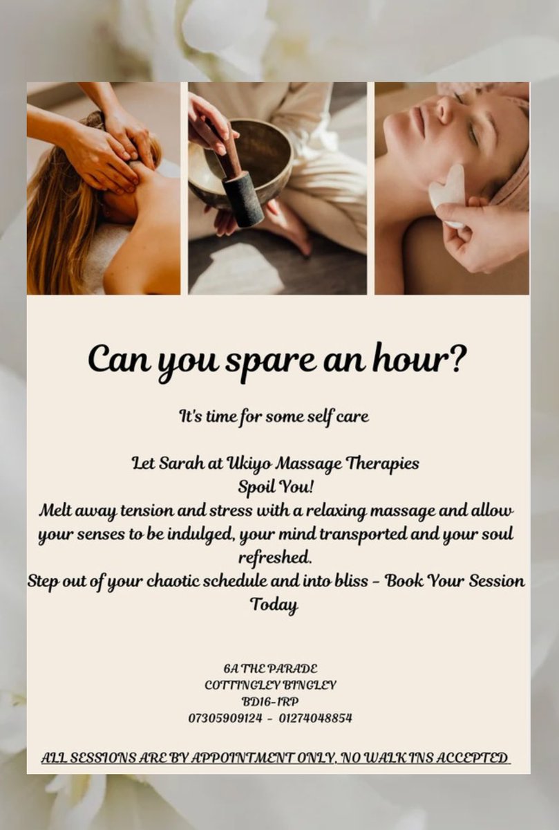 SCINCLINIC's tweet image. Call Sarah on 07305909124 to book your bespoke massage therapy today
#fyp #foryoupage #foryoupageofficiall
#tiktokcreator #massage #massagetherapy #massagetherapist