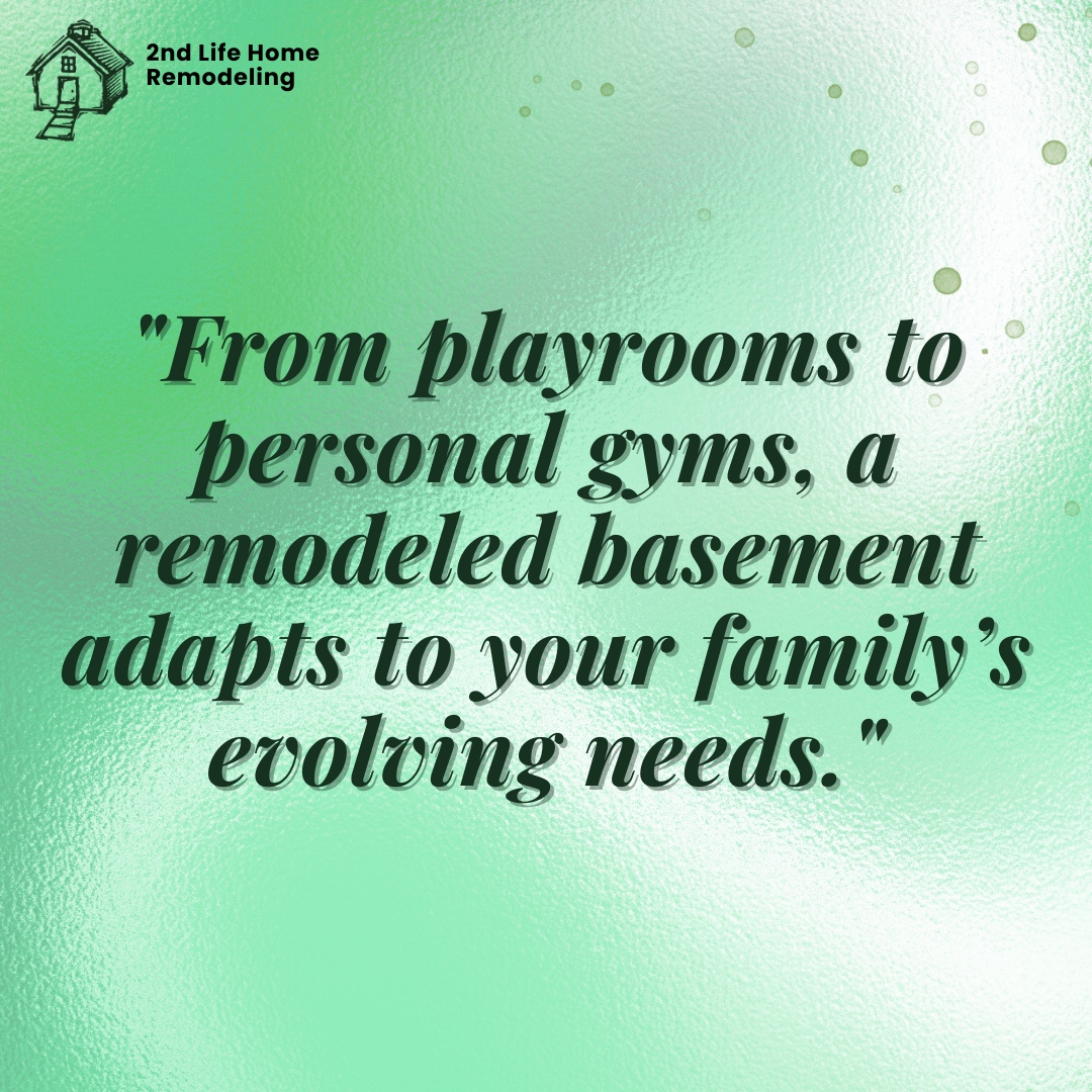 2ndlifellc's tweet image. Create the perfect playroom, gym, or entertainment area in your basement! 🎮🏋️‍♀️

#VersatileSpaces