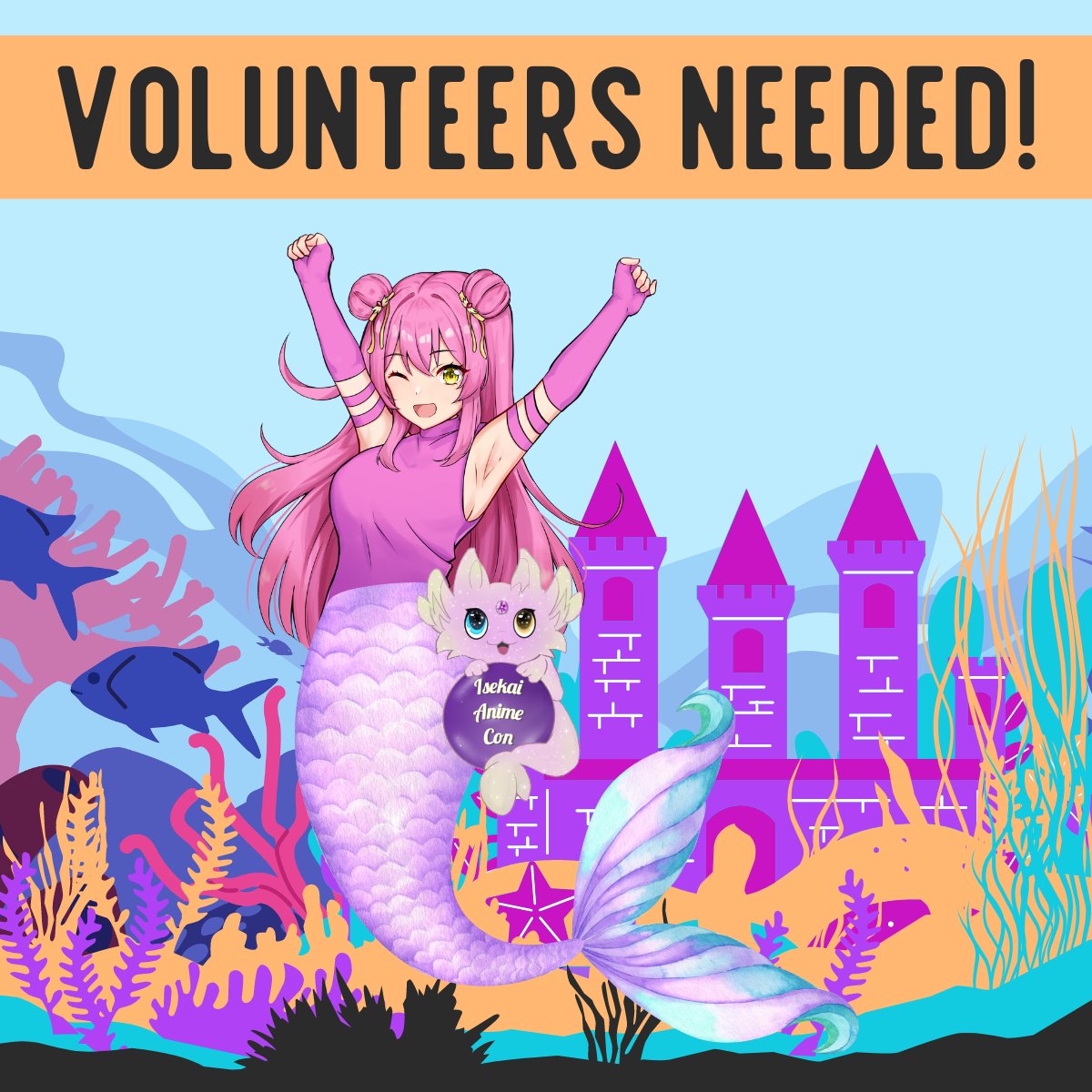 IsekaiAnimeCon's tweet photo. Help us make Isekai Anime Con 2025 amazing! We'd never be able to run the convention without our amazing volunteers! We're always in need of more people like YOU to help us out!
Sign-up to volunteer: https://t.co/fg3BFvrmuQ
#IsekaiAnimeCon #Volunteer #HelpUsOut #ThankYou https://t.co/MPcsqvVODM